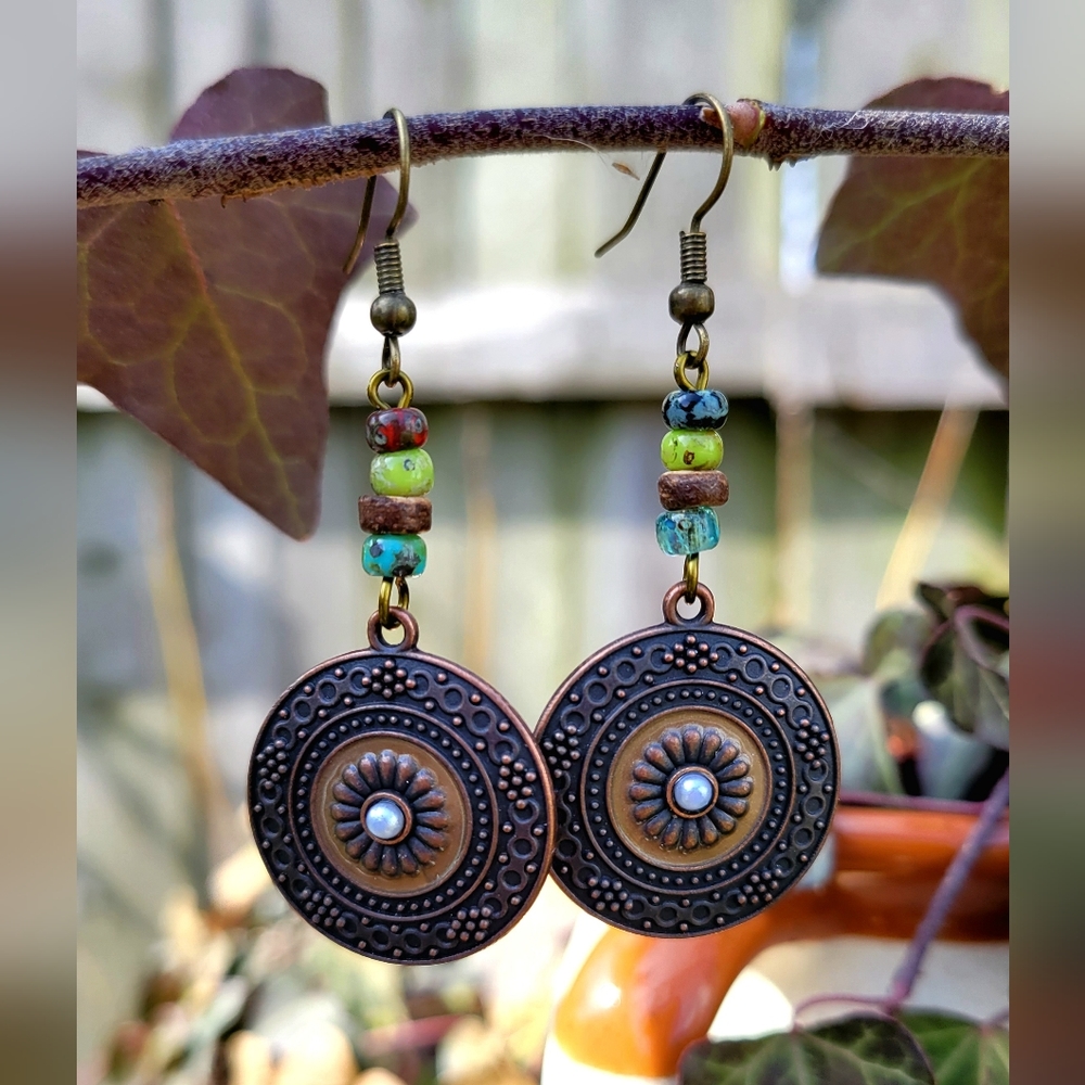 Bohemian Gypsy Vintage Ethnic Dangle Earrings